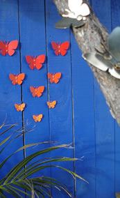 butterflies wall